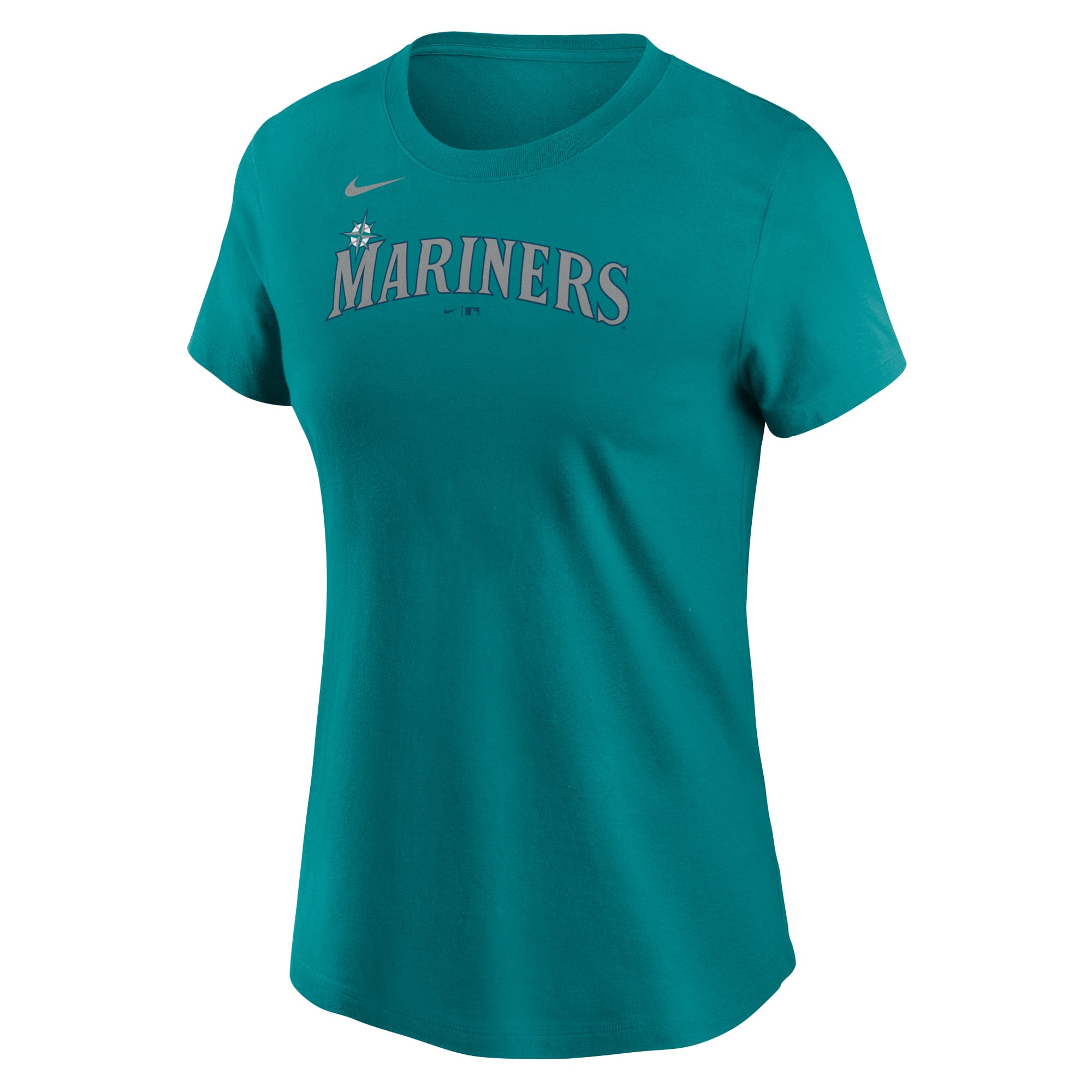 Women's Nike  Teal Seattle Mariners Wordmark T-Shirt